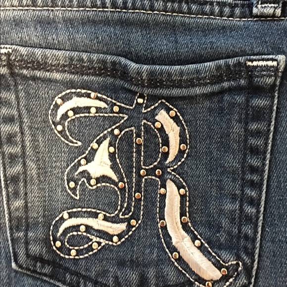 Rock & Republic Jeans 25 x 29 embellished - Picture 4 of 8